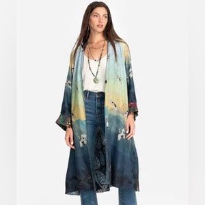 Johnny Was / reversible silk Dew Harmony jacket/kimono